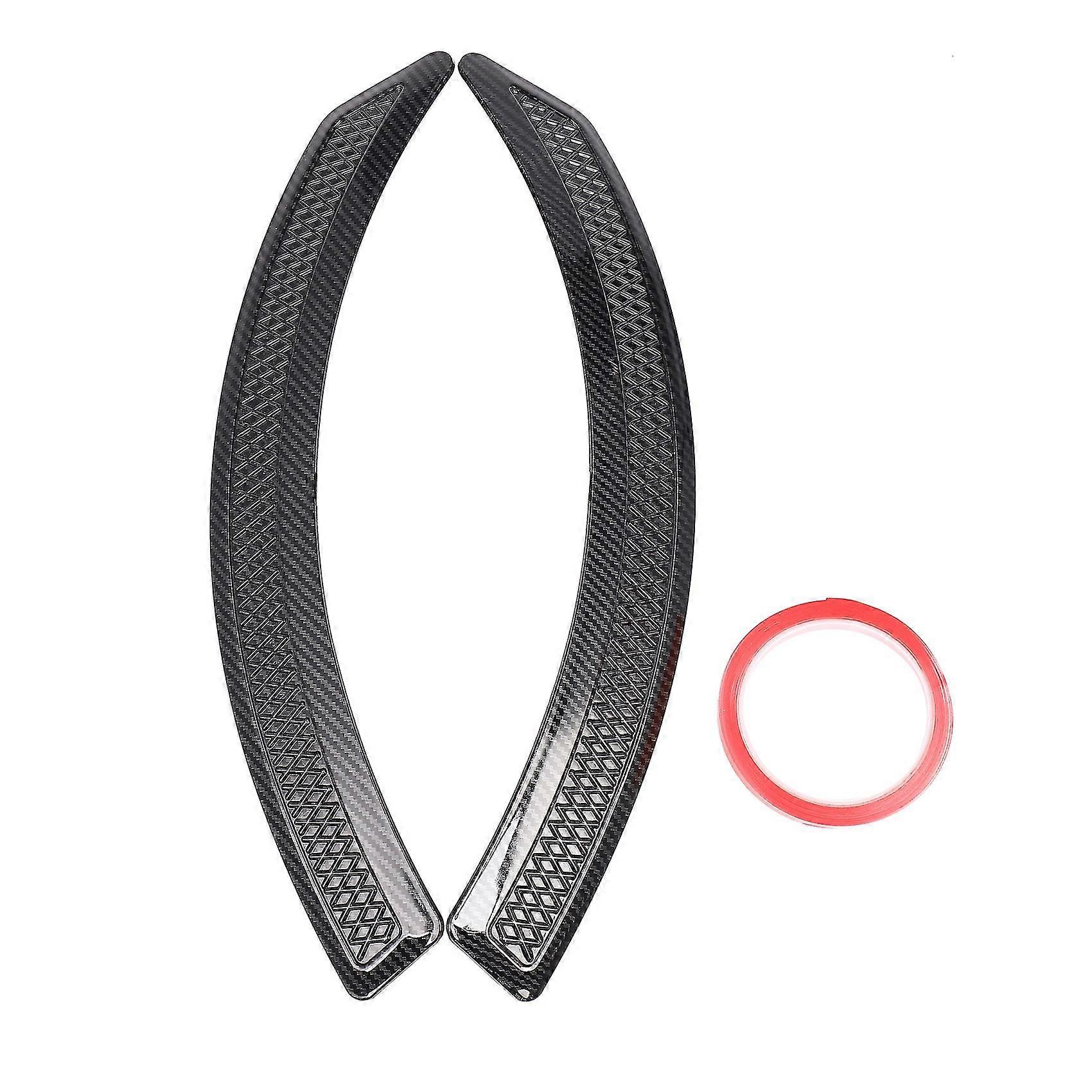 1 Pair Of Car Black Side Strip Front Side Vent Cover Fit For V3 V5 V6 2009-2014
