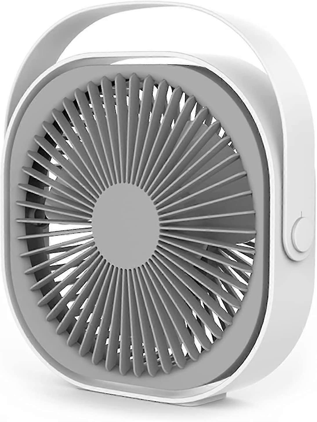 Usb Fan, Portable Usb Desk Fan, 360 Rotation 3-speed Adjustable Quiet Table Fan, Desk Fan With Mini Usb Fan For Home, Office
