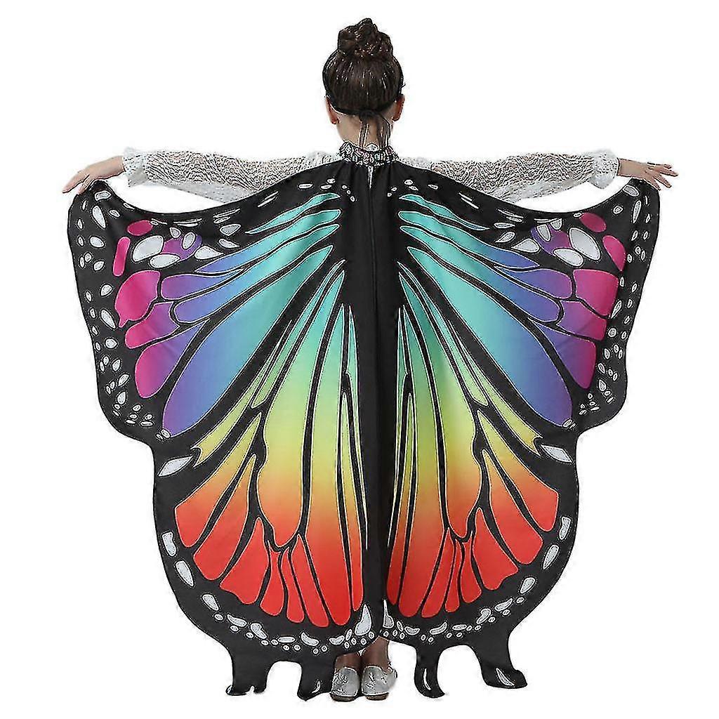 Children's Butterfly Shawl Lady Cape Costume Accessory