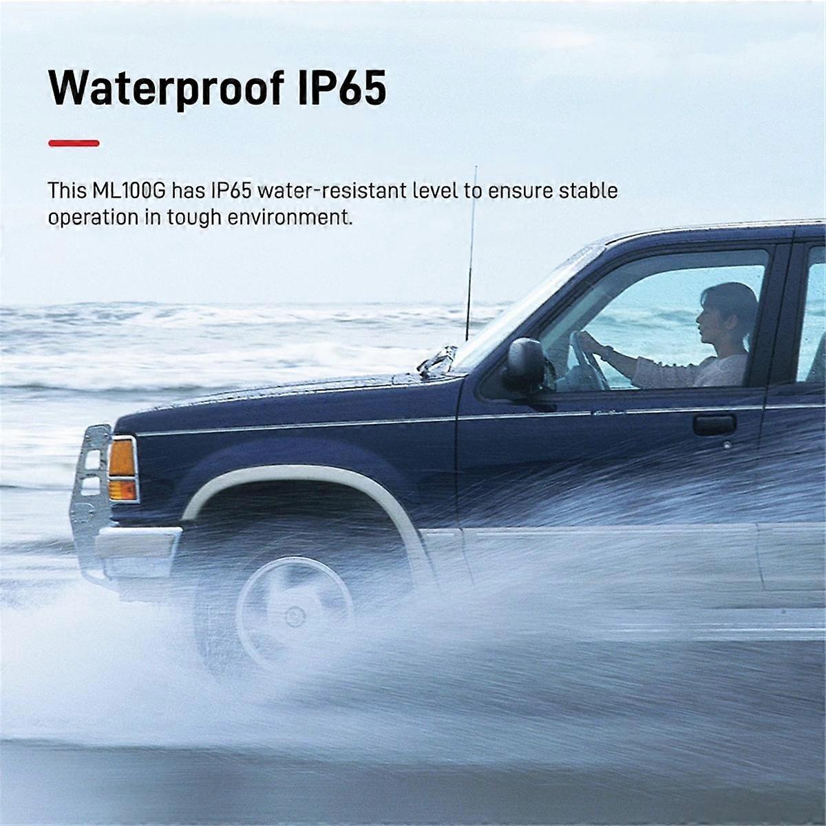 4G GPS Tracker for Car Mini Locator Tracker ML100G 1200MAh Type-C Voice Monitor Free Tracking APP(B