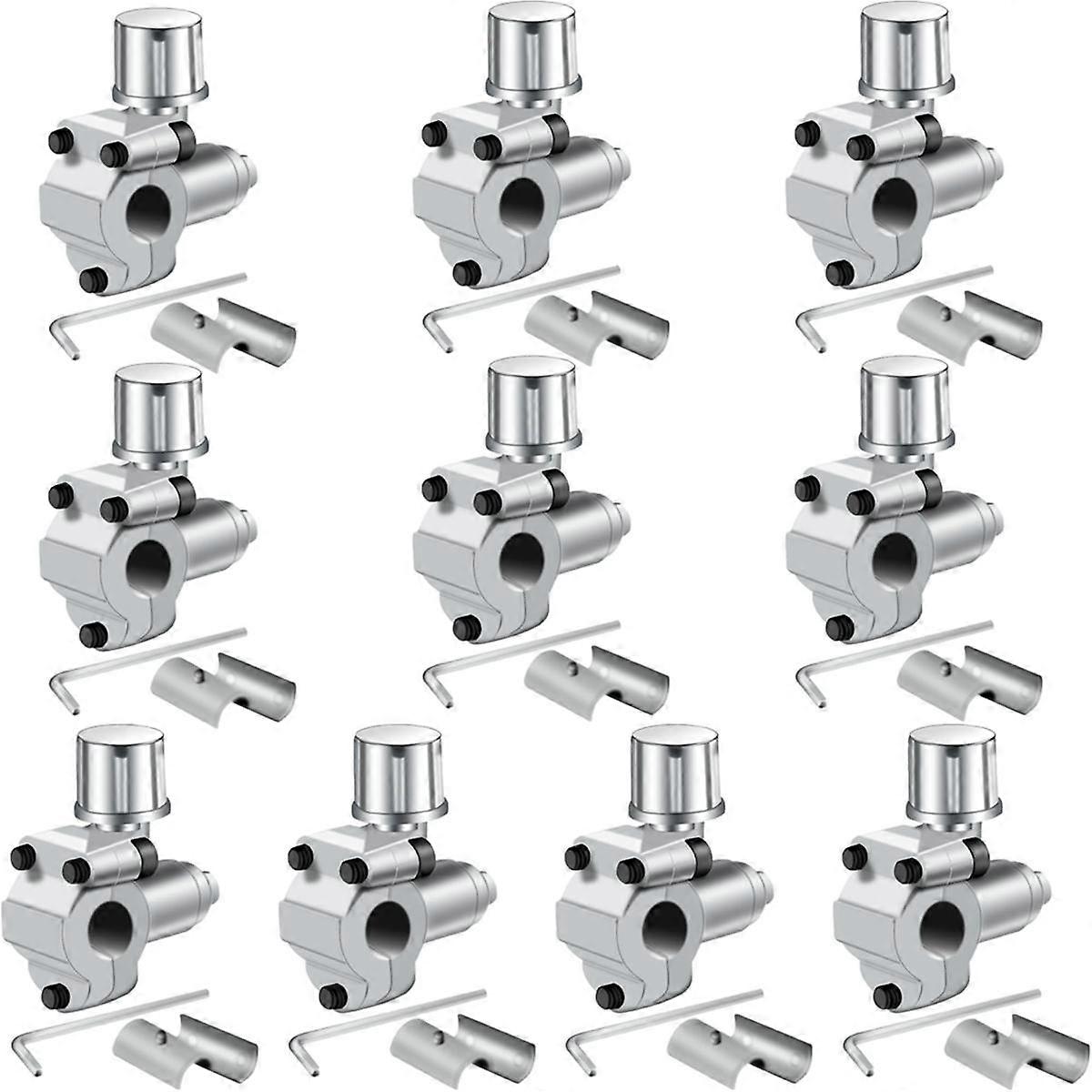 10Pack BPV-31 Piercing Valve Line Tap Valve Kits Adjustable for Air Conditioners HVAC 1/4 Inch,5/16