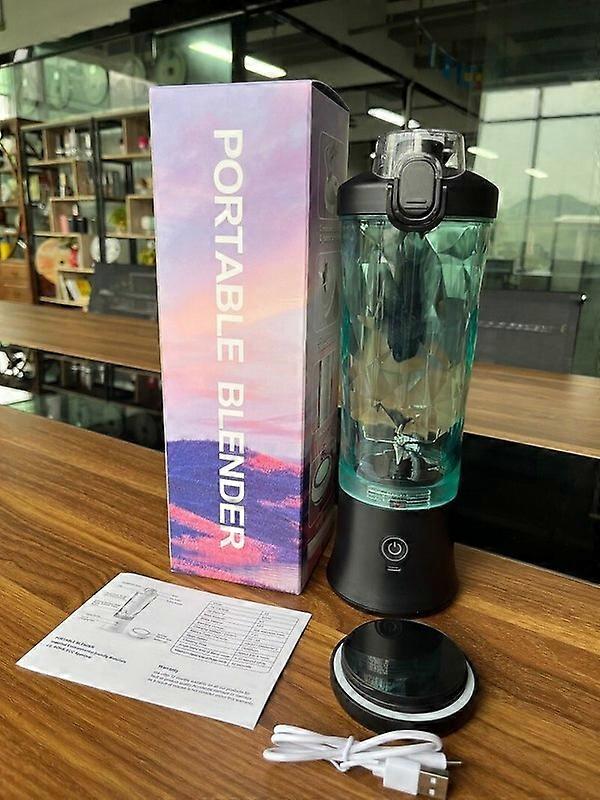 Portable Juicer Blender IPX7 Wireless Fruit Juicer USB Rechargeable 600ml Large Capacity Juice Cup for Sports Kitchen Utensil Sets