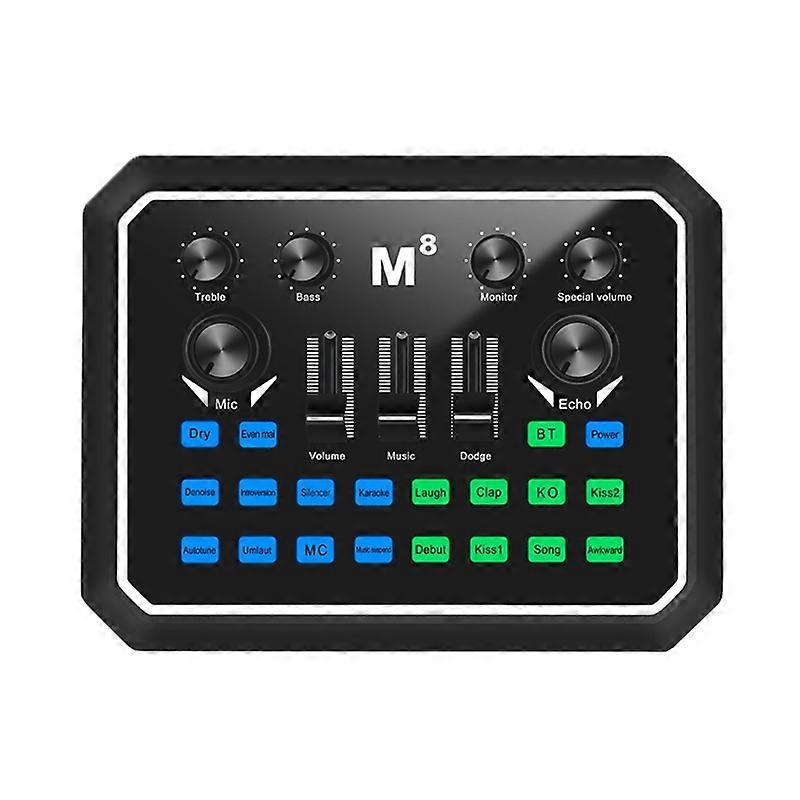 External Multi-function Sound Card Bluetooth-compatible Sound Board Live Kits