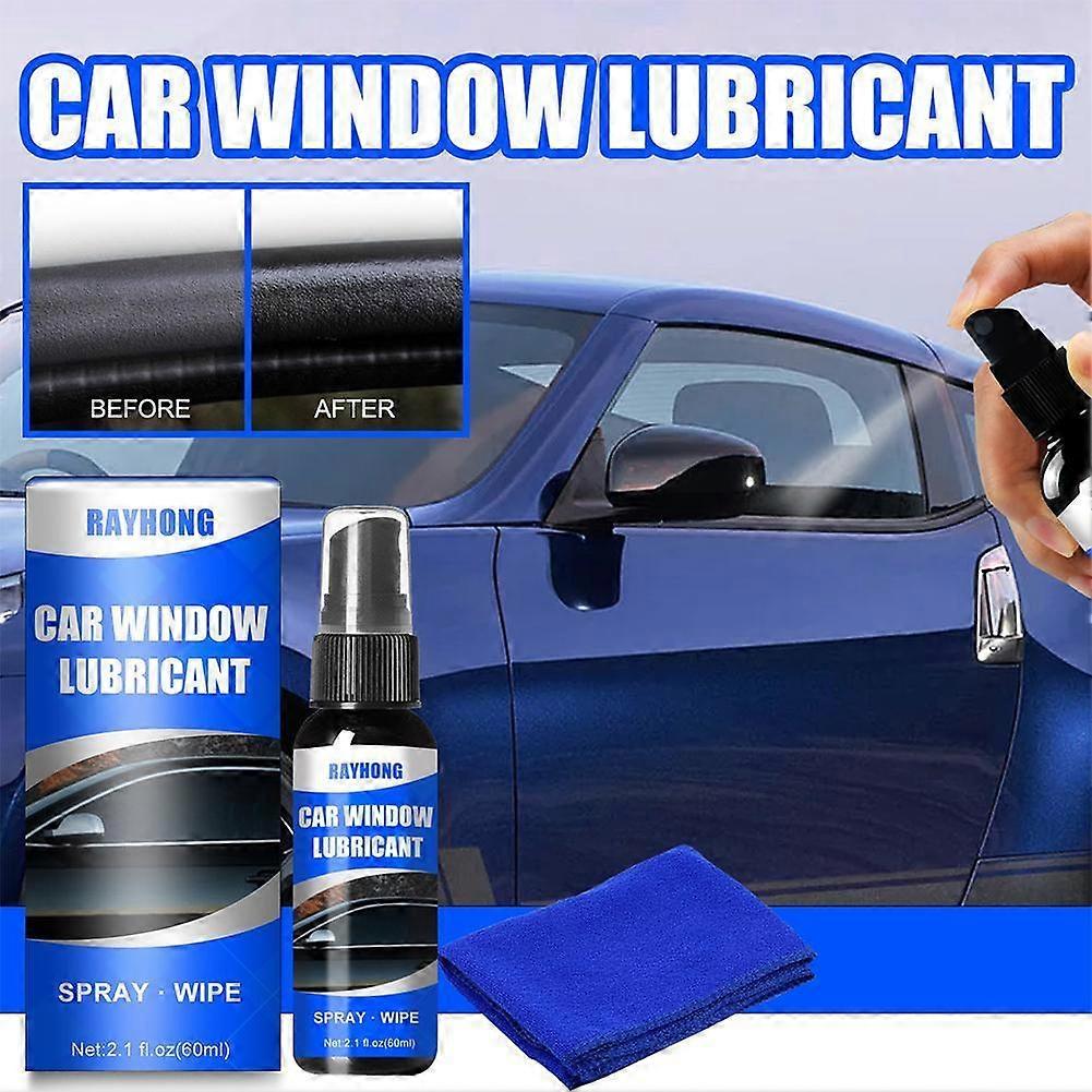 60mL Automotive Window Lubricant Rubber Sealing Strip Belt Softening Car Door Noise Cancellation Window Lubricant Car-styling