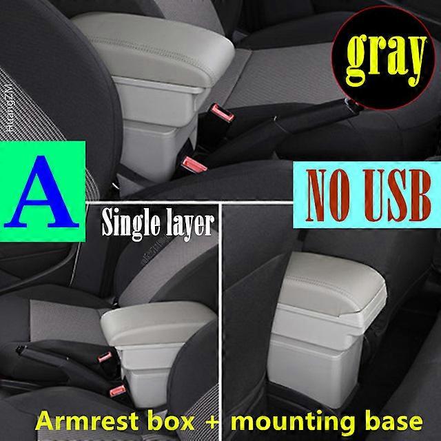 For abarth 595 Armrest Box For abarth 595 Central Store Content Storage Box with Cup Holder Ashtray USB Interface