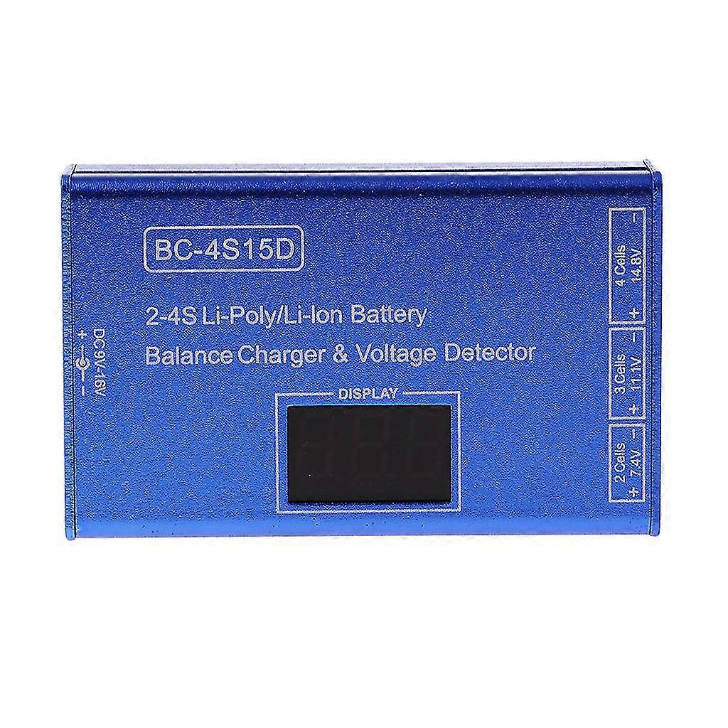 Bc-4s15d Lithium Lipo Battery Balance Charger With Voltage Display 1500ma