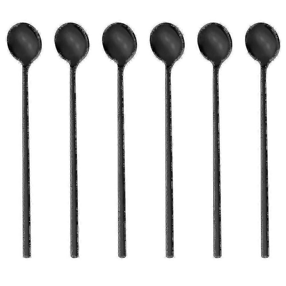 6 Pcs Spoons, Stirring Spoons, Tea Spoons Long , Ice Tea Spoons, Long Spoons For Stirring
