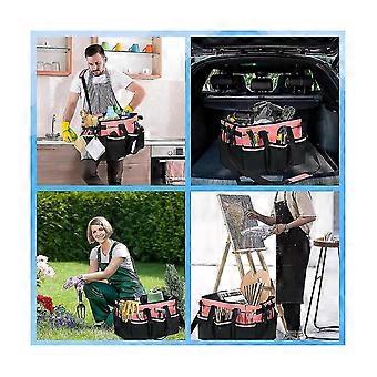 Wearable Cleaning Storage Bag, Cleaning Tool Organizer With Adjustable Strap, Waterproof Bag With 4