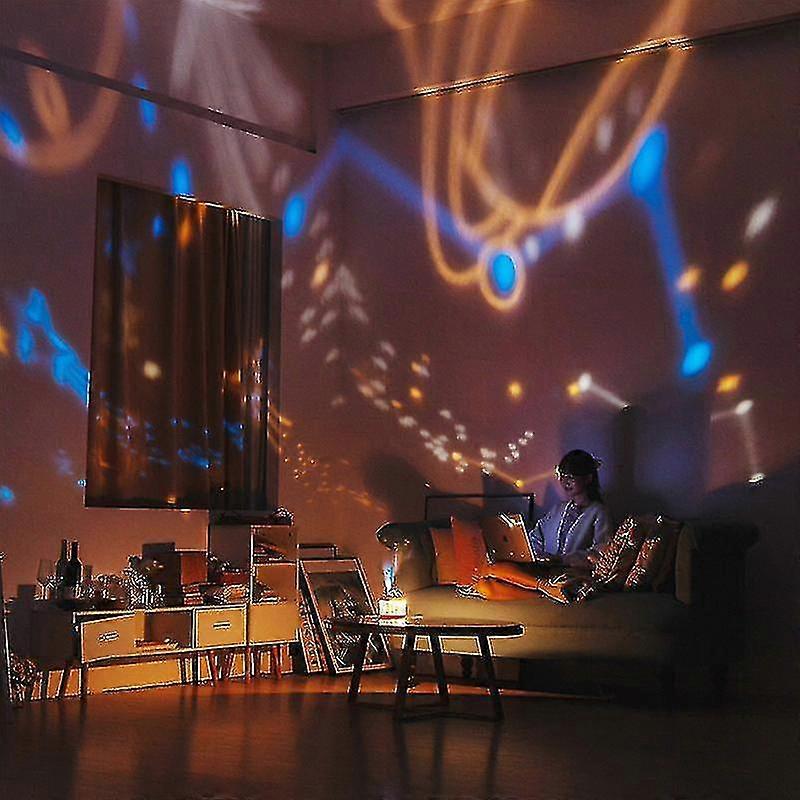 Multifunctional Rotating Large-capacity Mini Usb Wireless Projection Humidifier