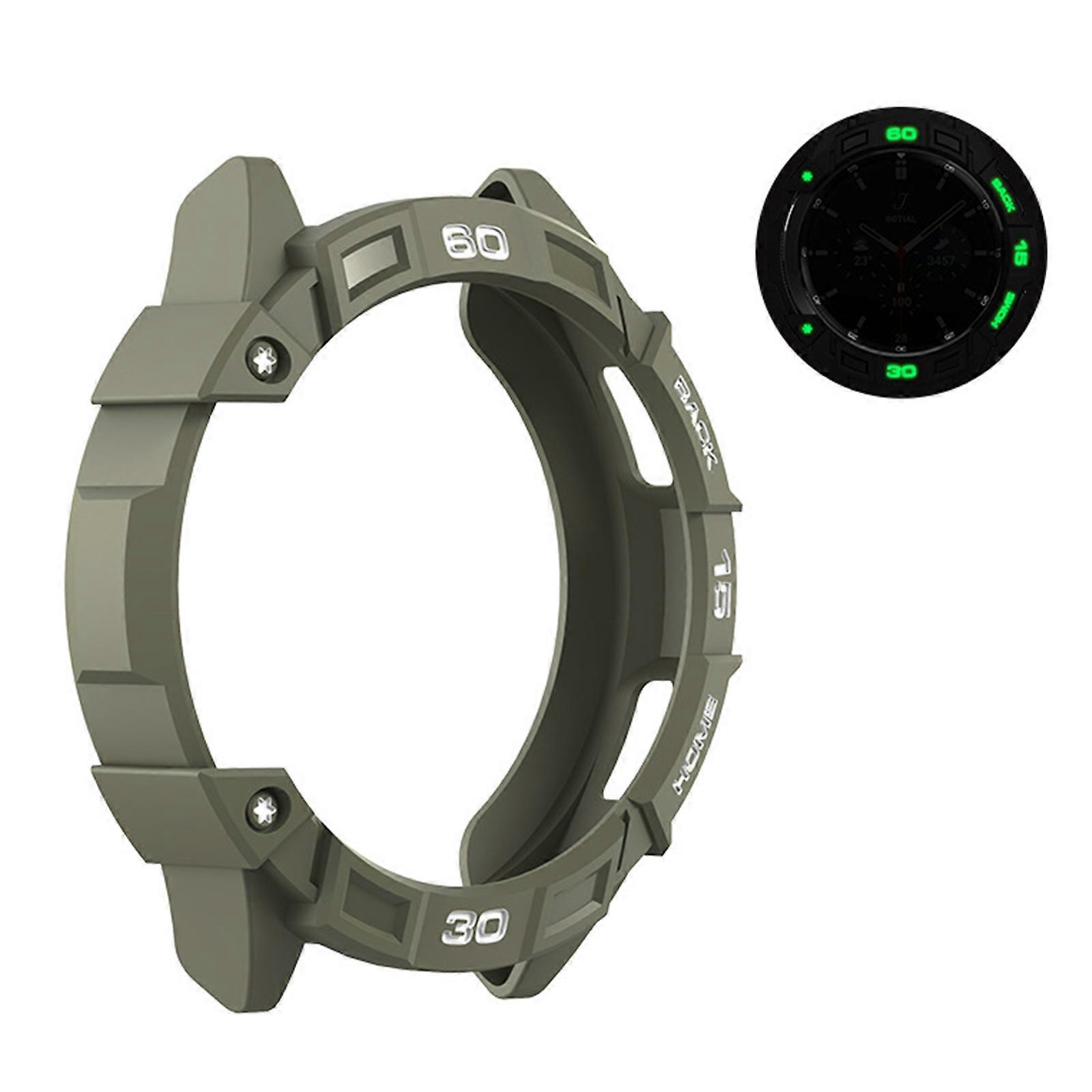 Anti-scratch Screen Protector for GalaxyWatch 4 46mm Cover Coverage Bumper for S