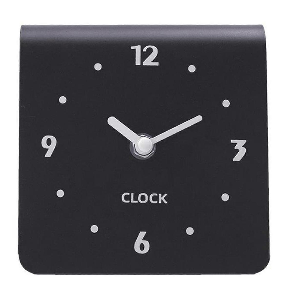 Clock Simple Retro Living Room Decor Silent Desktop Clock Clock Decor Black