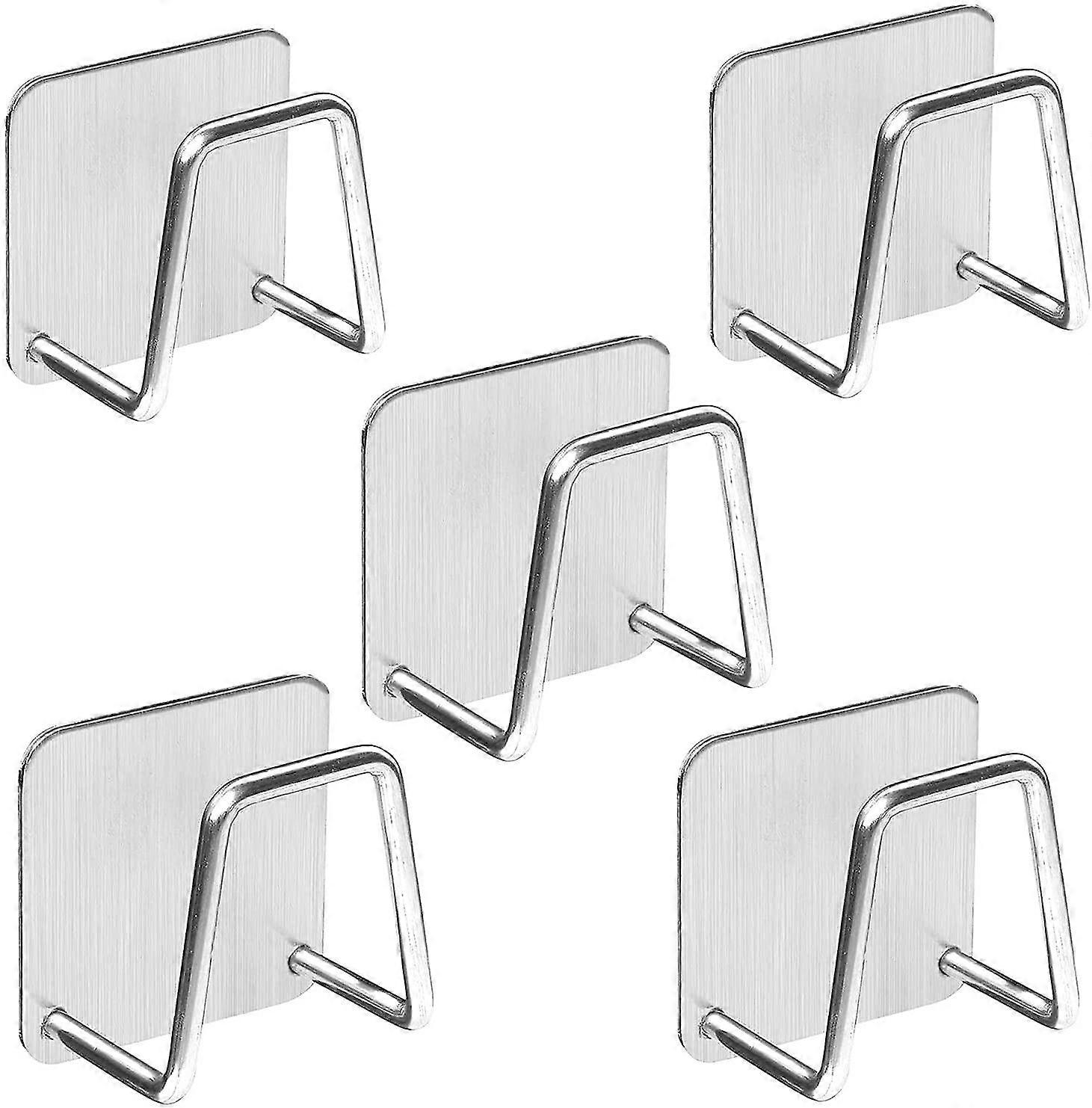 Small Stainless Steel Kitchen Sink Sponge Holder (5 Pcs)