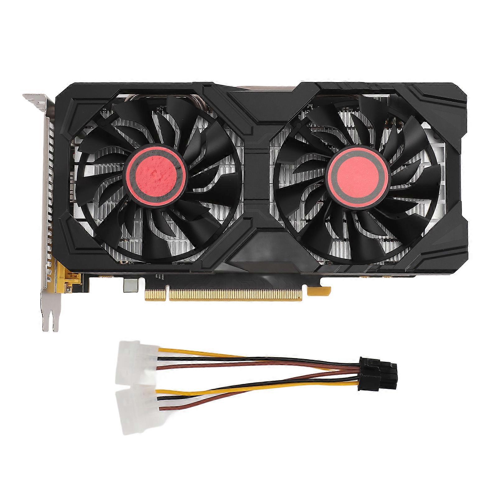 Game Graphics Card 3GB GDDR5 192bit Quiet Dual Cooling Fan PCIe Gaming Graphics Card for Desktop Computer