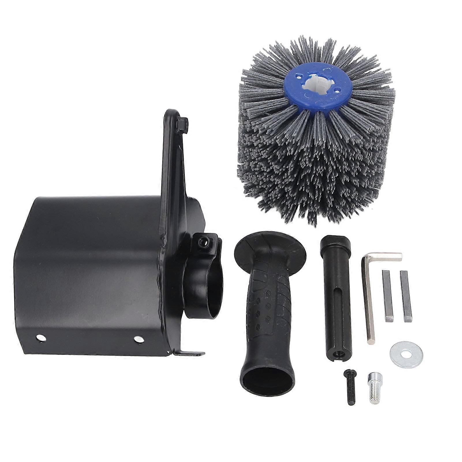 Handheld Metal Polisher Attachment, Burnishing Polishing Machine Attachment M10 Angle Grinder Drawing Wheel Multifunctional Part Power Tool