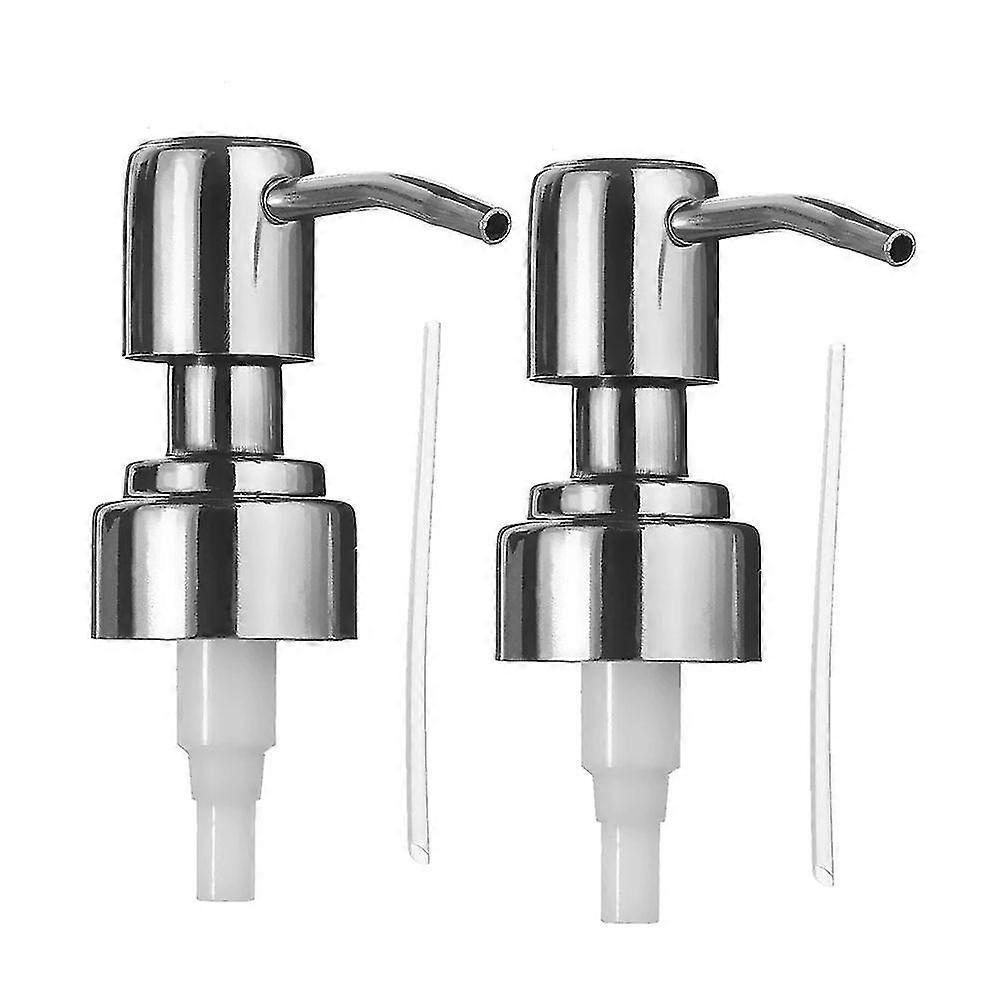 Replacement Pump Stainless Steel Soap and Lotion Dispenser Pump Dispenser Replace Head Apply to 26mm