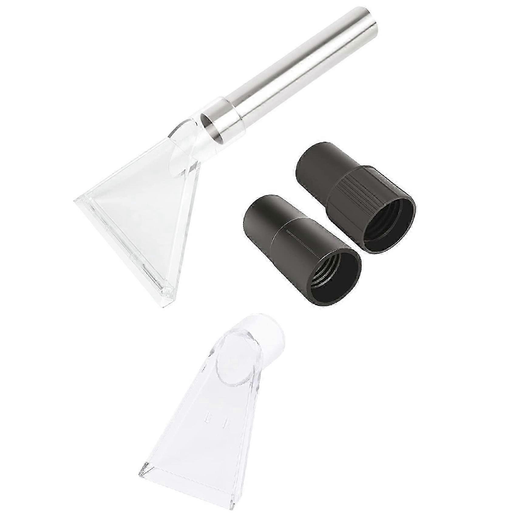 Carpet Upholstery Cleaning Attachment Hand Wand With Large Clear Head And Small Clear Head Bundle