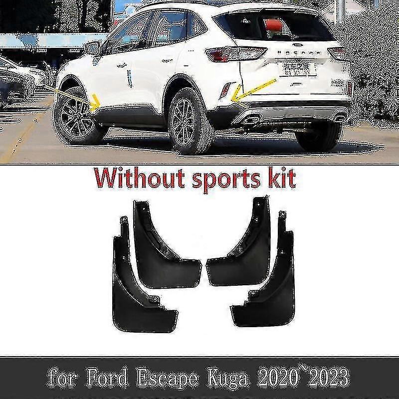 For Ford Escape Kuga 2020 2022 2022 2023 Mk4 Front Rear Wheels Splash Mud Guards Mudflap Mudguard Fender Car Accessories