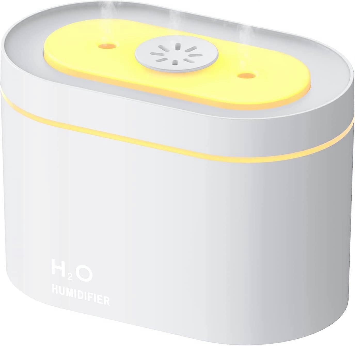 Diffuser 800ml Dual Spray Humidifier,Portable,with Heat Function,LED Night Light,Timer and Waterless Auto Shut Off,Aromatherapy