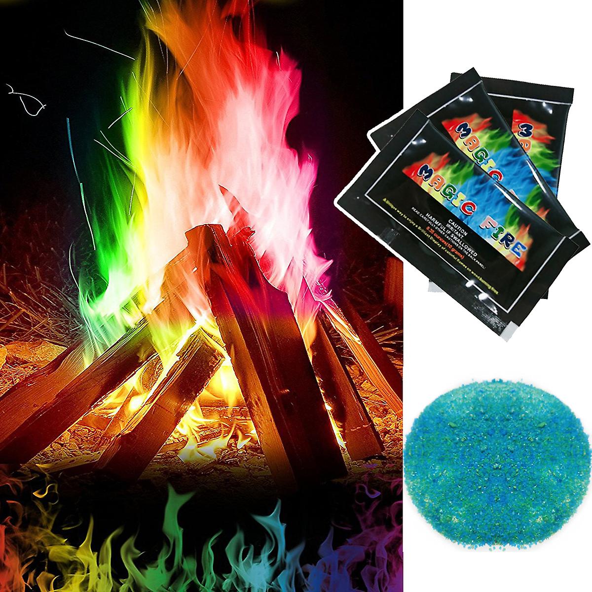 1pcs Mystical Fire Colorful Tricks Colored Flames Patio Toys Professional Magic