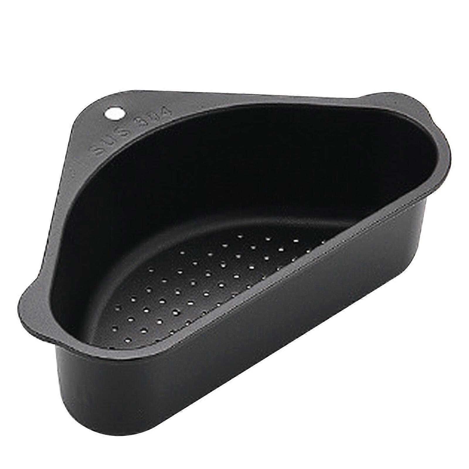 2023 Hot Kitchen Sink Strainer Basket Triangular Hanging Filter Sink Storage Drain Shelf Stainless 100% New