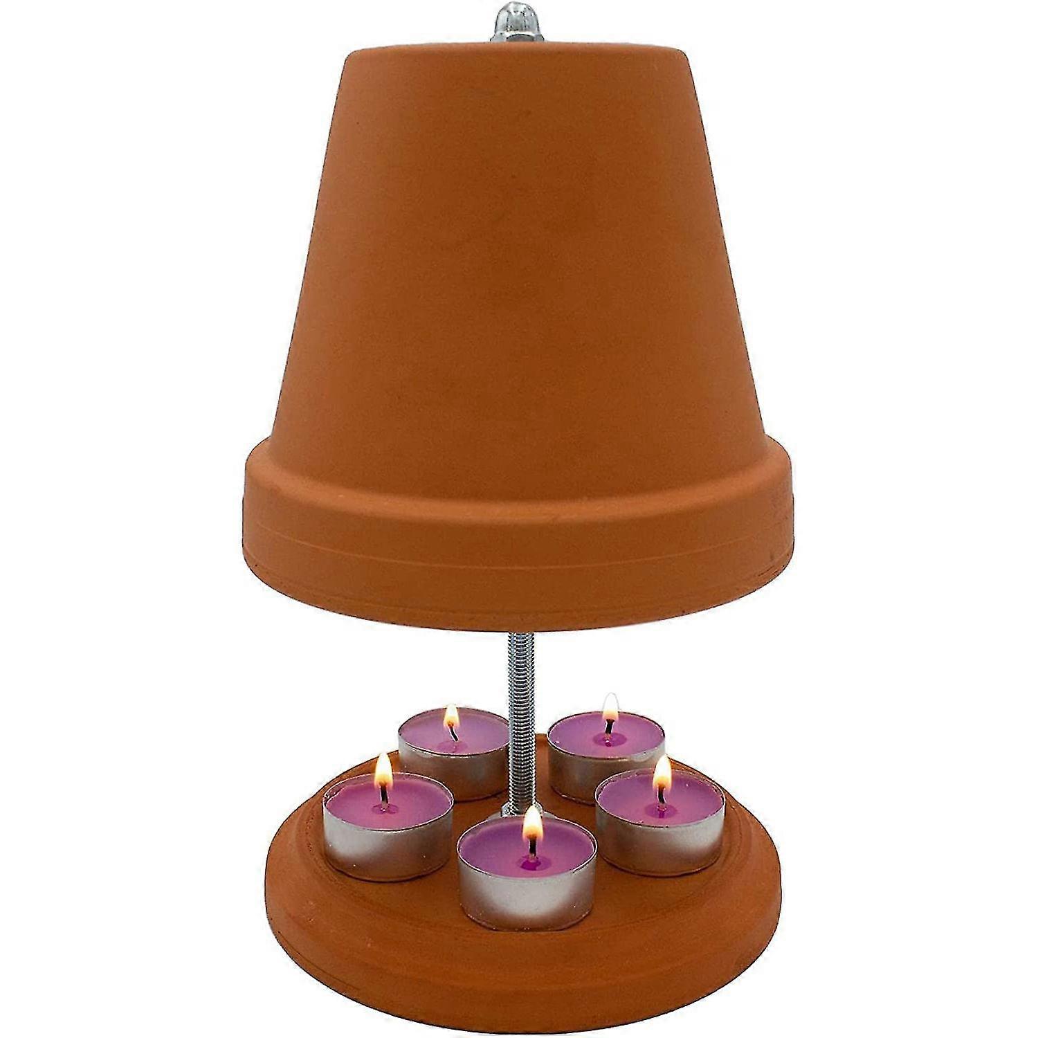 Ceramic Tealight Candle Holder, Essential Oil Burner Wax Melt Burners Not Include Candle