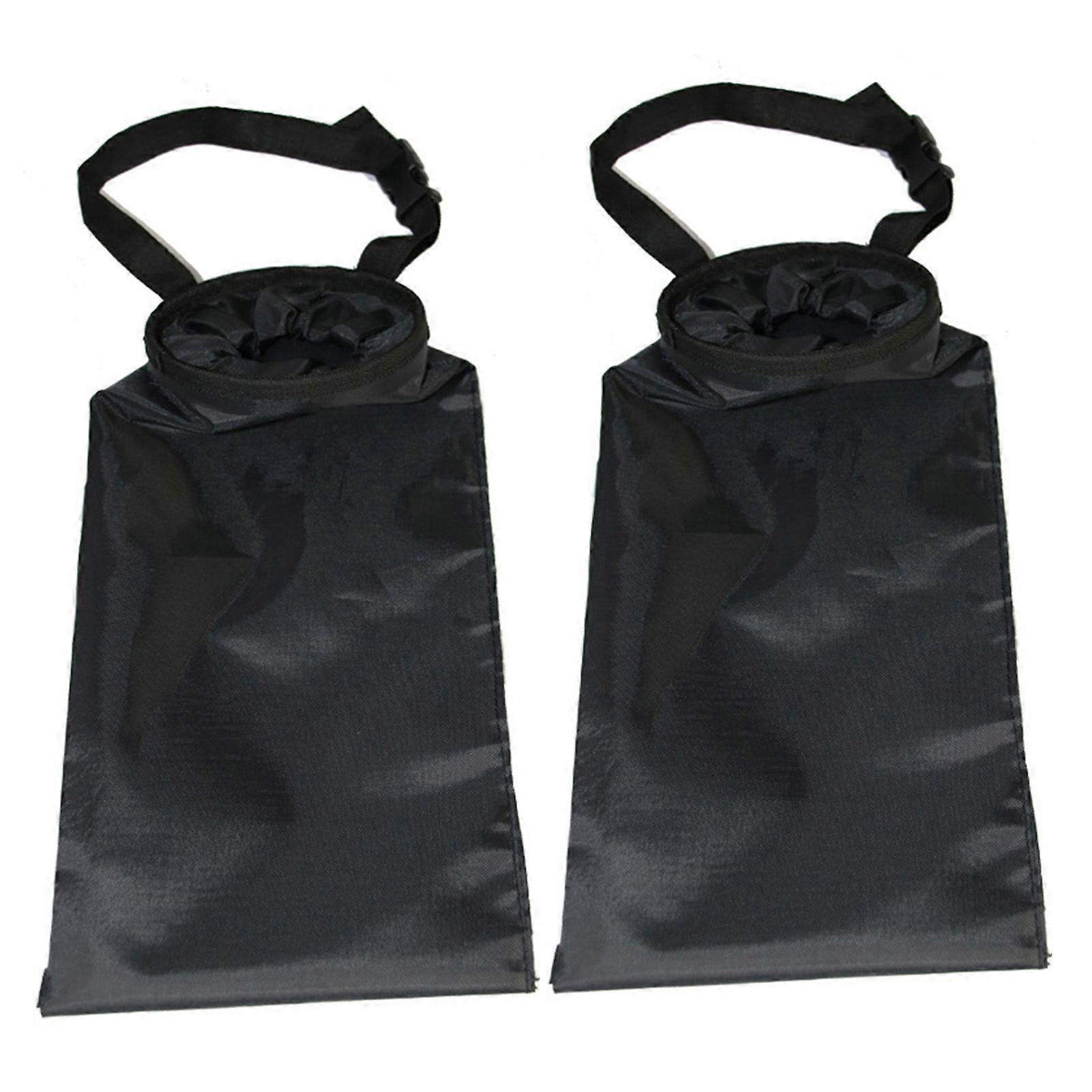 2Pcs Car Garbage Bags with Fasteners Eco-friendly Reusable Washable Vehicle Garbage Pouches for Easy Trash Disposal xi