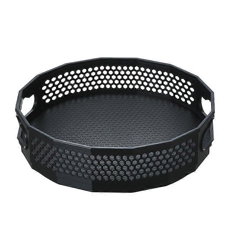 Storage Tray Space Saving Multi-purpose Solid Color Honeycomb Pattern Spice Jar Organizer Home Organization JIKAIX