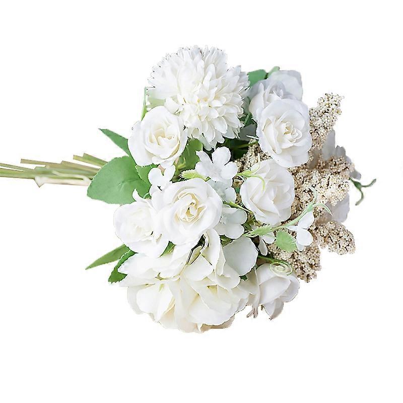 1束造形アリスフラワーブライダルブーケウェディングパーティーホームパーティーの装飾JIKAIX