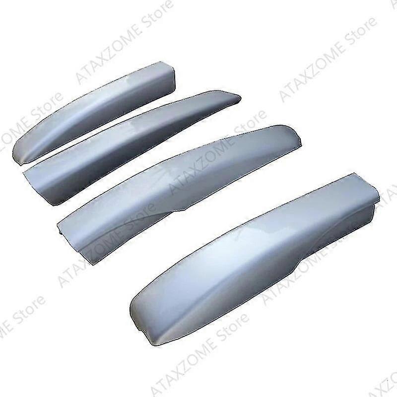 ITrims Roof Rack End Cover For Toyota 4Runner 2010-2020 - Silver ABS Plastic Caps (4-Pack)