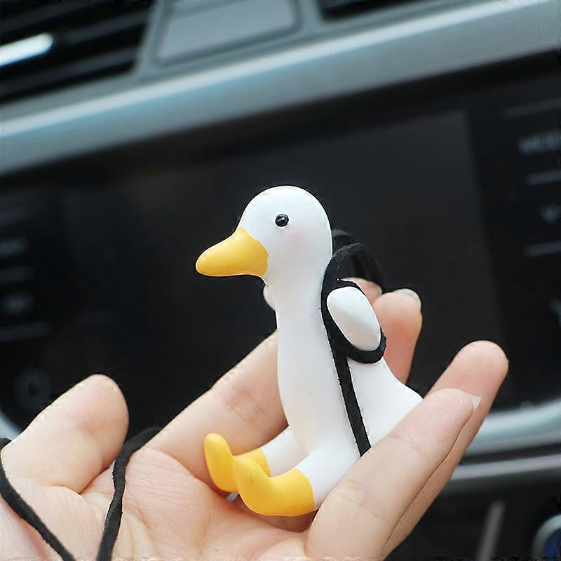 Decorative duck pendant for car, car accessory, rear view mirror, automotive decoration,