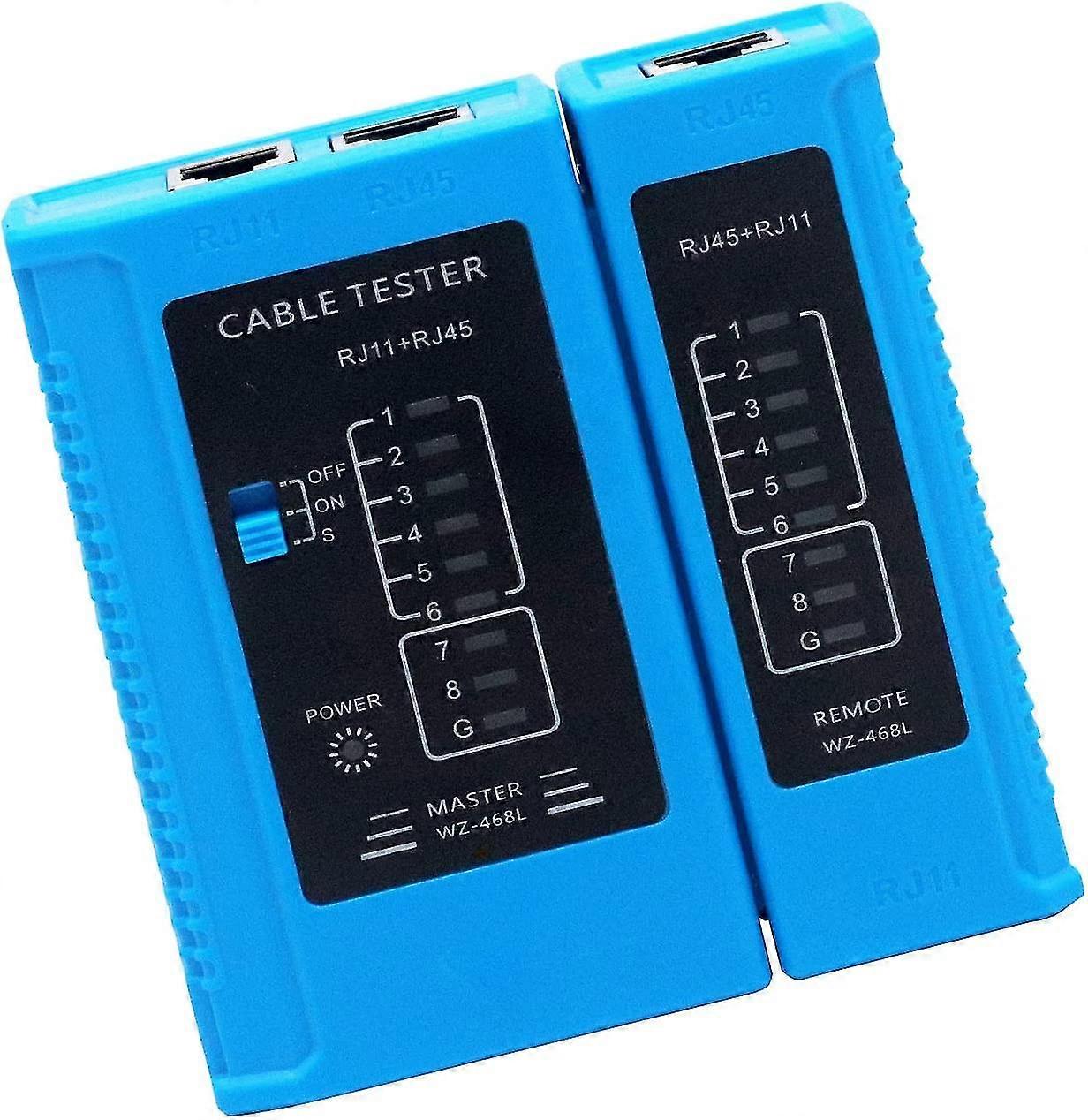 Network Cable Tester, Rj11 And Rj45 Lan Tester Lan Wire Test Network Cable
