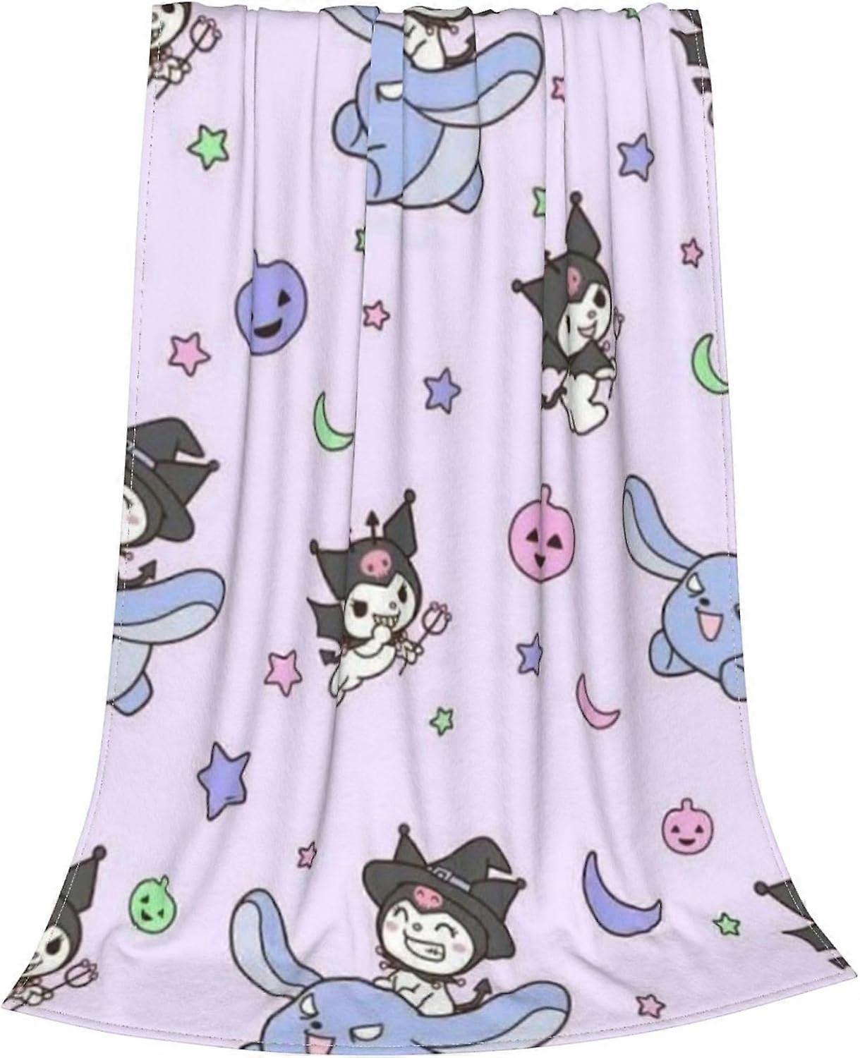 Cobertores fofos Ku Romi Cobertores ultramacios e leves para sofá Sofá Sofá Cochilo Cobertores de sofá aconchegantes