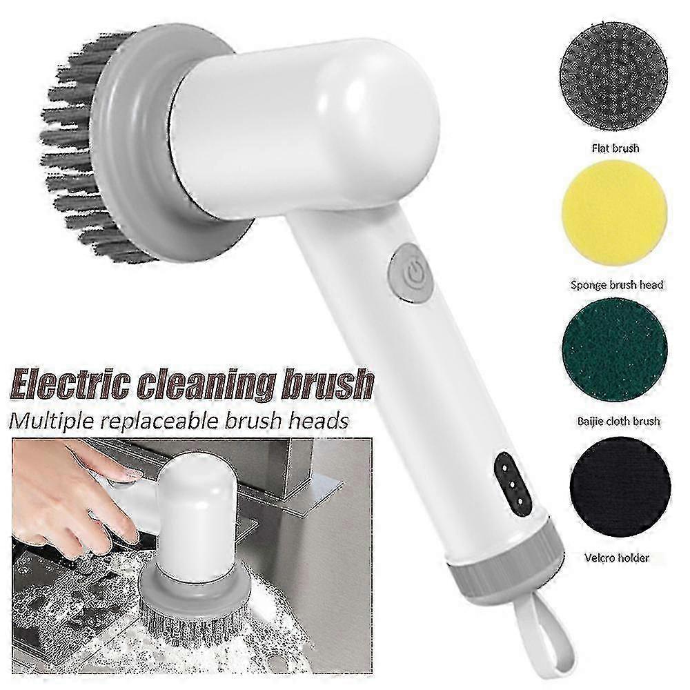 Spin Power Scrubber Multifunctional Electric Cleaning Brush For Kitchen, Sink, Bathroom