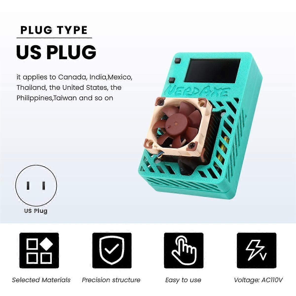 NerdAxe Miner Bitaxe 500Gh/S BM1366 ASIC Open Source Lottery Miner  Nerdminer BTC Miner Super Silent