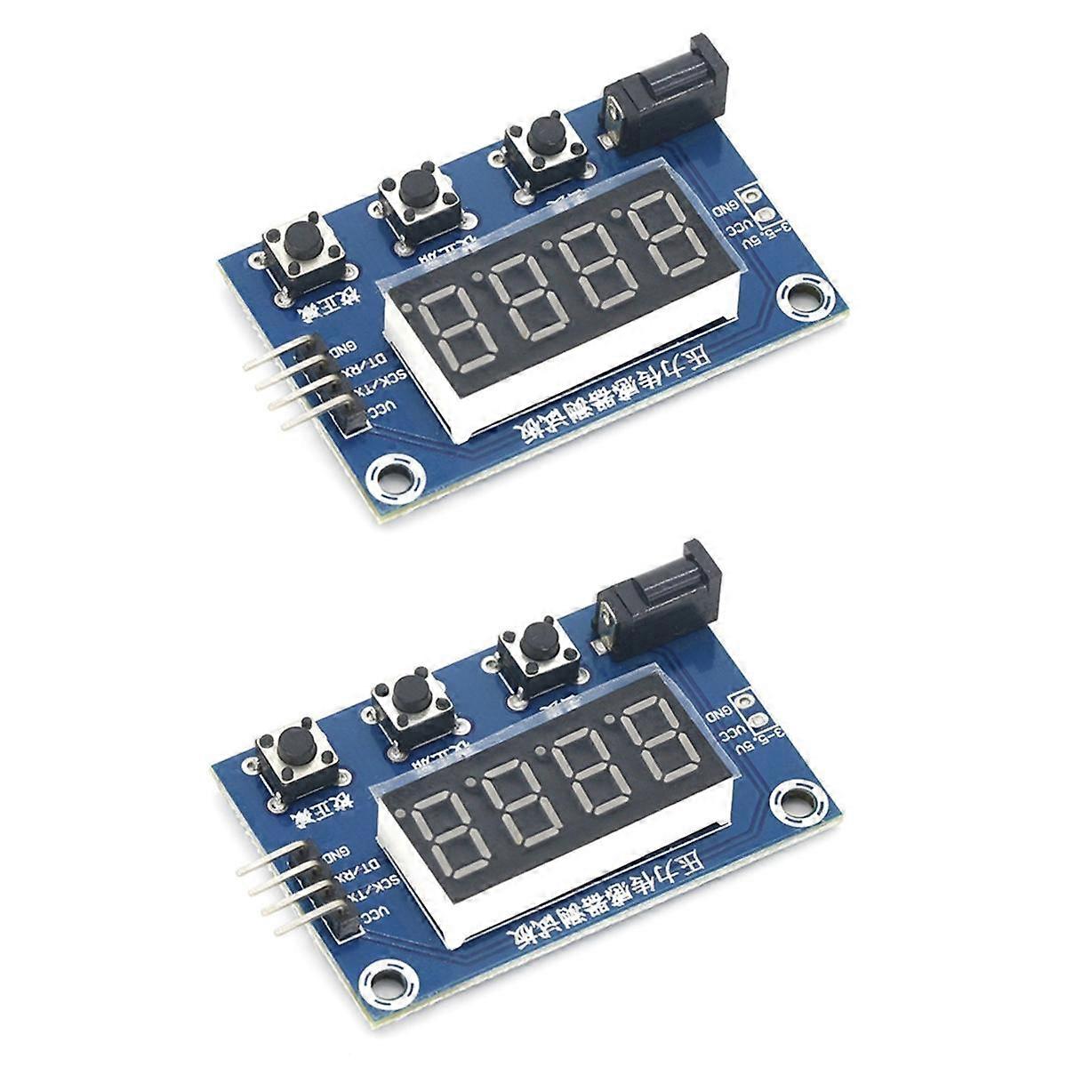 2Pcs HX711 Load Cell AD Weight Pressure Sensor AD Module with Display 24-Bit Weighing Instrument Electronic Scal