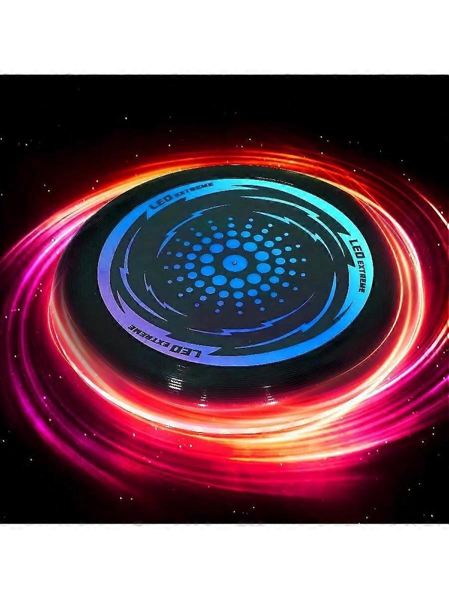 1 قطعة RGB LED توهج القرص الطائر ، 42 LED عالي السطوع ، إضاءة تلقائية للوضع الذكي ، هدية مثالية لعيد الميلاد / عيد الميلاد / التخييم ، لعبة رياضية خارجية ، 138 جرام
