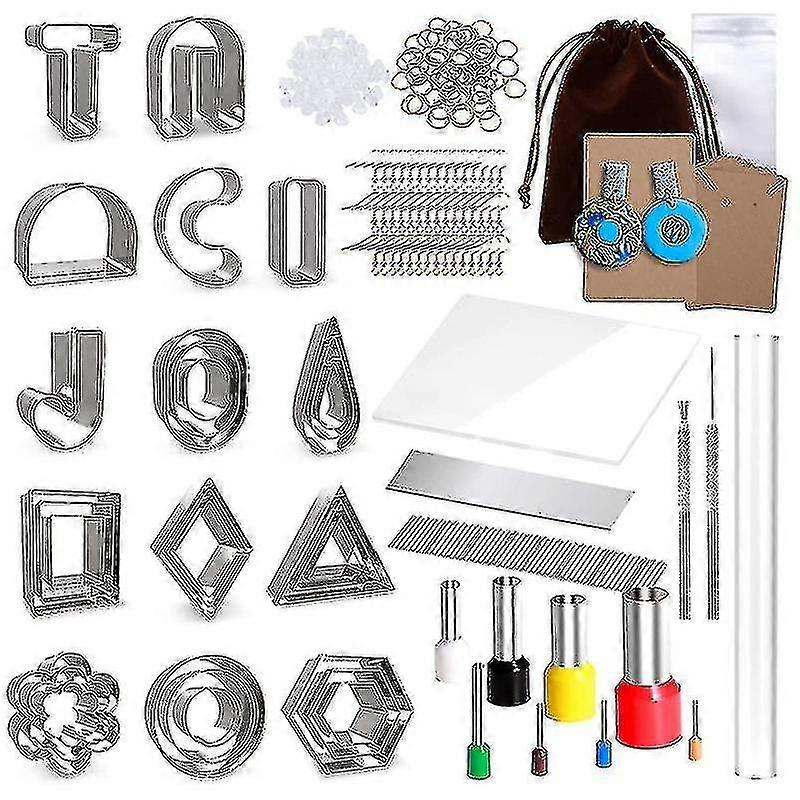 Polymer Clay Earring Making Tools Polymer Clay Cutters Set Diy