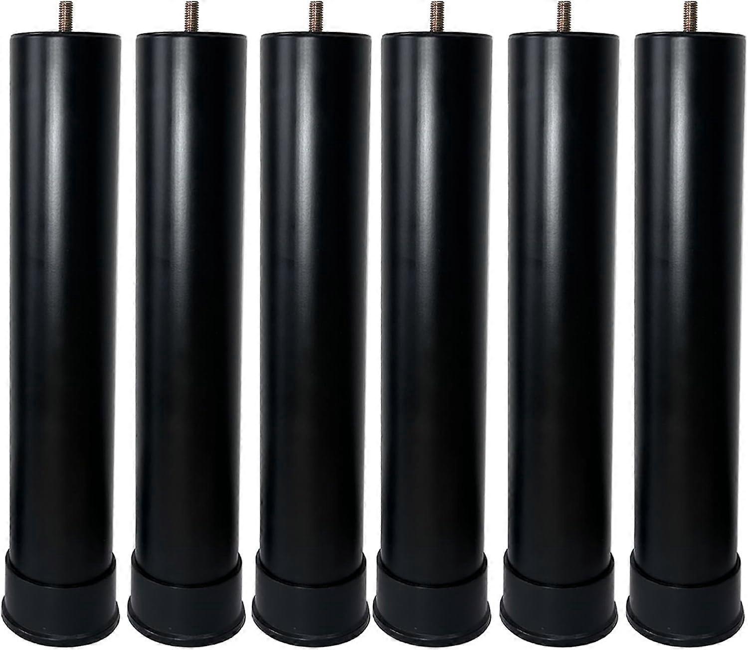 186 Inch Metal Adjustable Bed Base Frame Leg Replacement Heavy Duty Extra Height Leg Compatible with 93% of Frameworks Such as M8 M10 M12 Thread (Set 