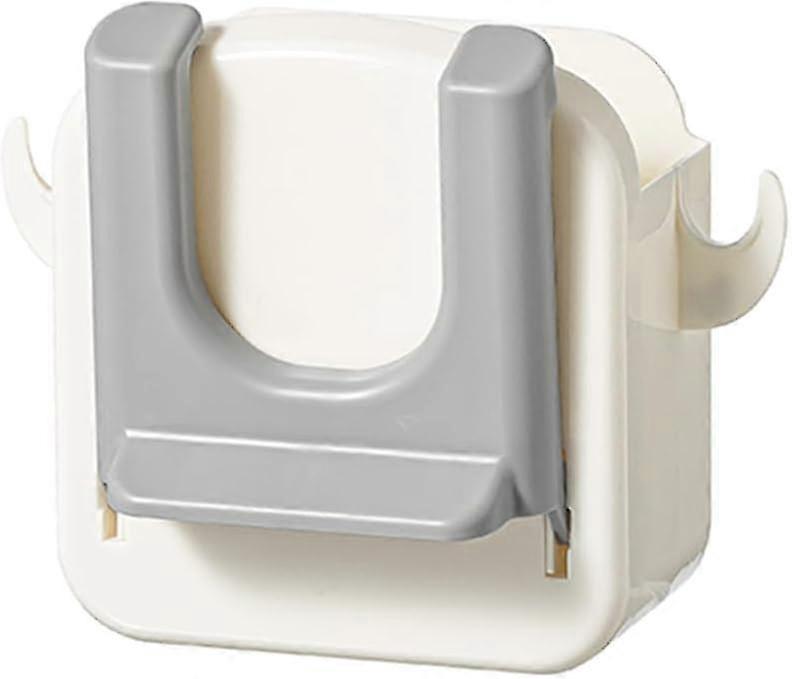 Wall Mounted Hair Dryer Rack with Adhesive Holder