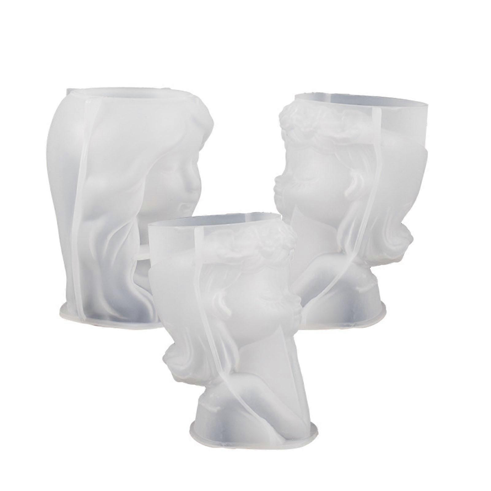 Portrait Candle Mould Silicone Multifunctional Holder Type 2