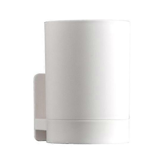 Plastic wall mounted toothbrush cup Wall Mounted Useful Sticky Toothpaste Holder