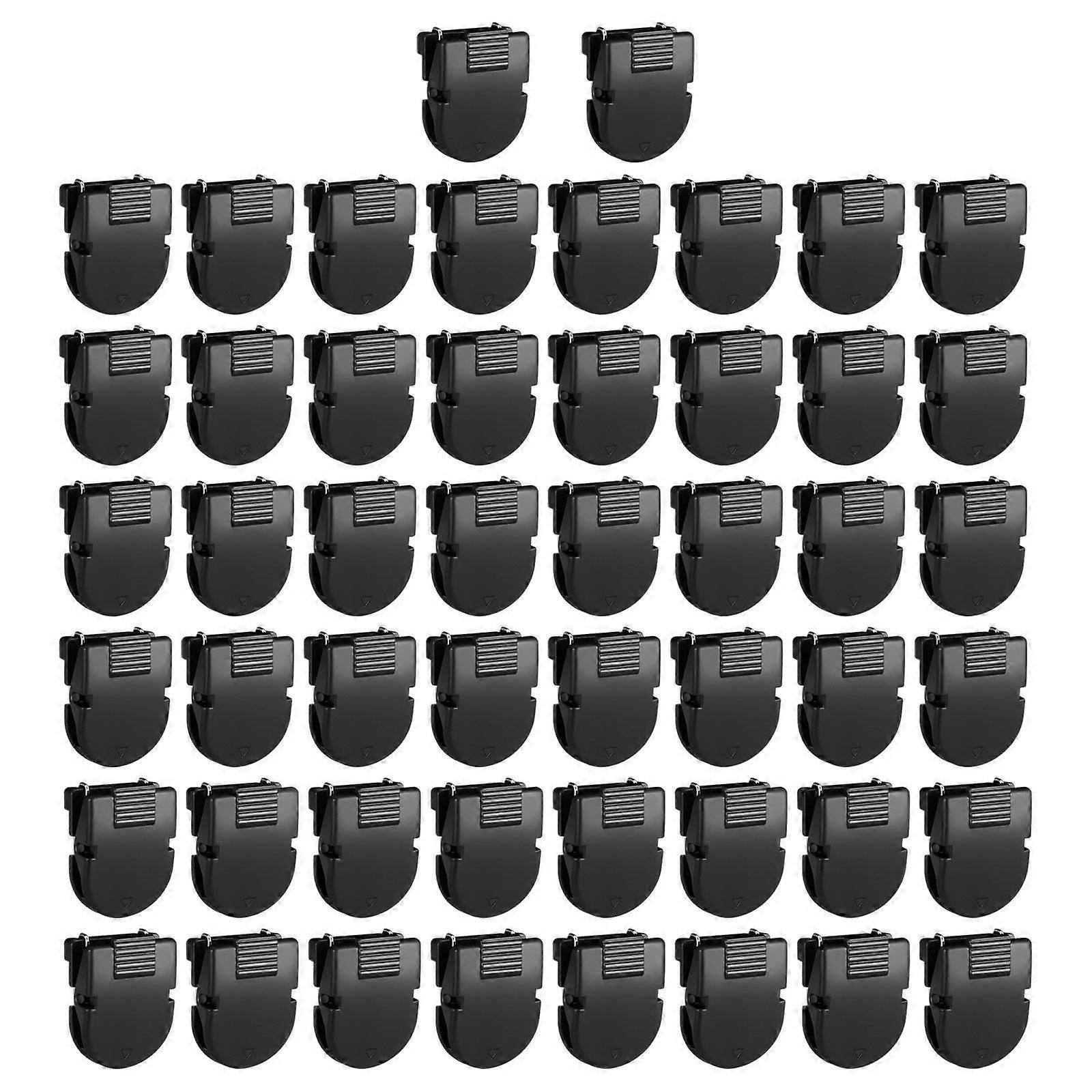 Cubicle Clips Easy to Use Cubicle Wall Clip Black Home Use for Fabric Panels 50pcs