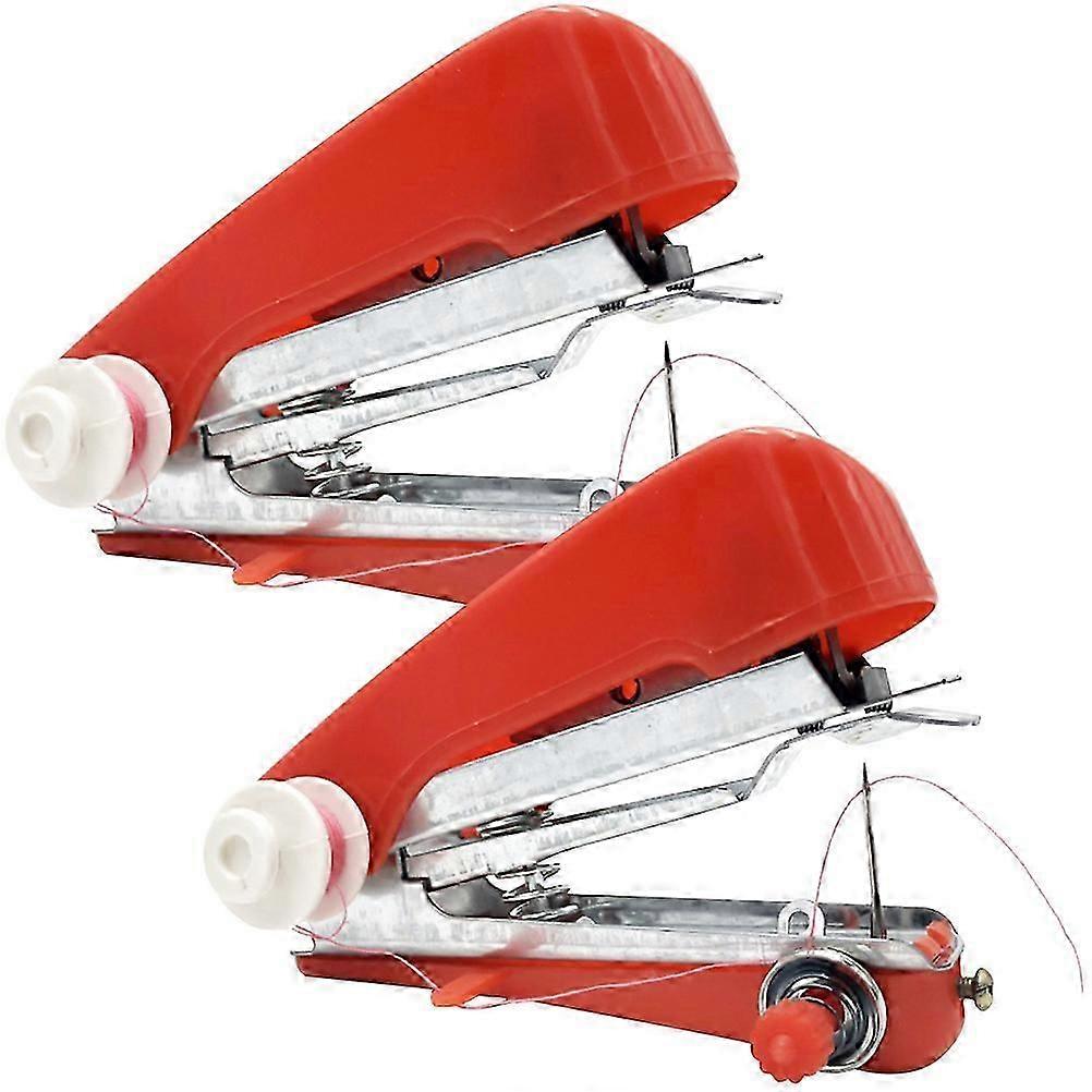 2 Pcs Childs Sewing Machine Fabric Sewing Machine Sewing Machine Household Quick Sewing Machine Mini Sewing Machine