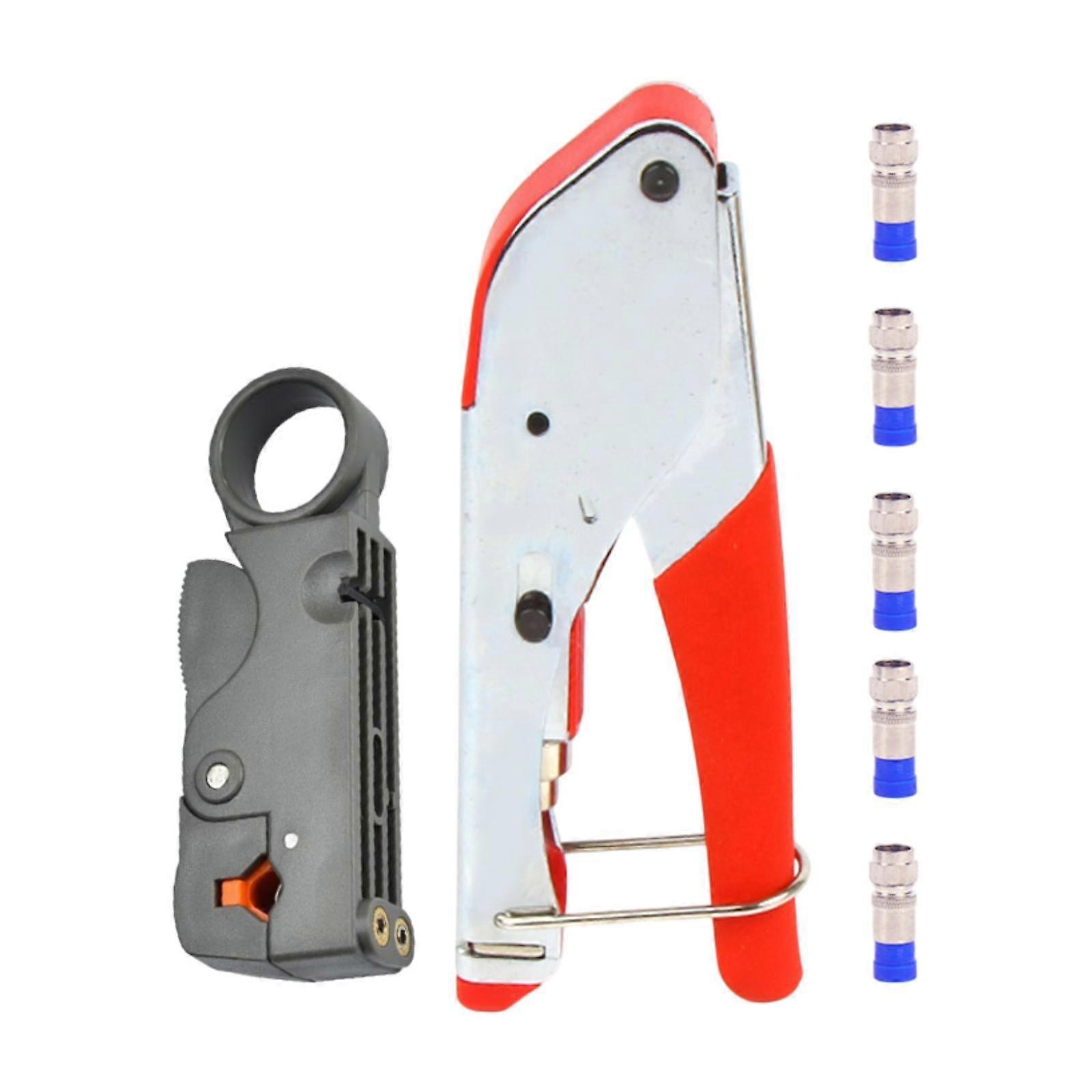 Coaxial Cable Crimper, Wire Crimper, Professional ,Coaxial Compression Tool, for