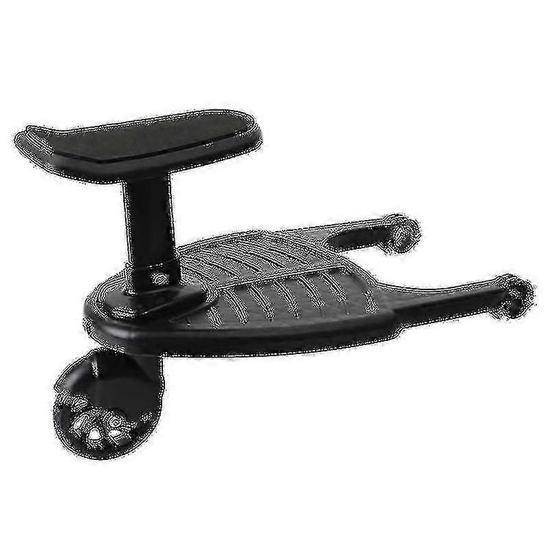 Universal 2in1 Stroller Ride Board With Detachable Seat Second Child Artifact Child Rider Stroller Attachment With Saddle Seat