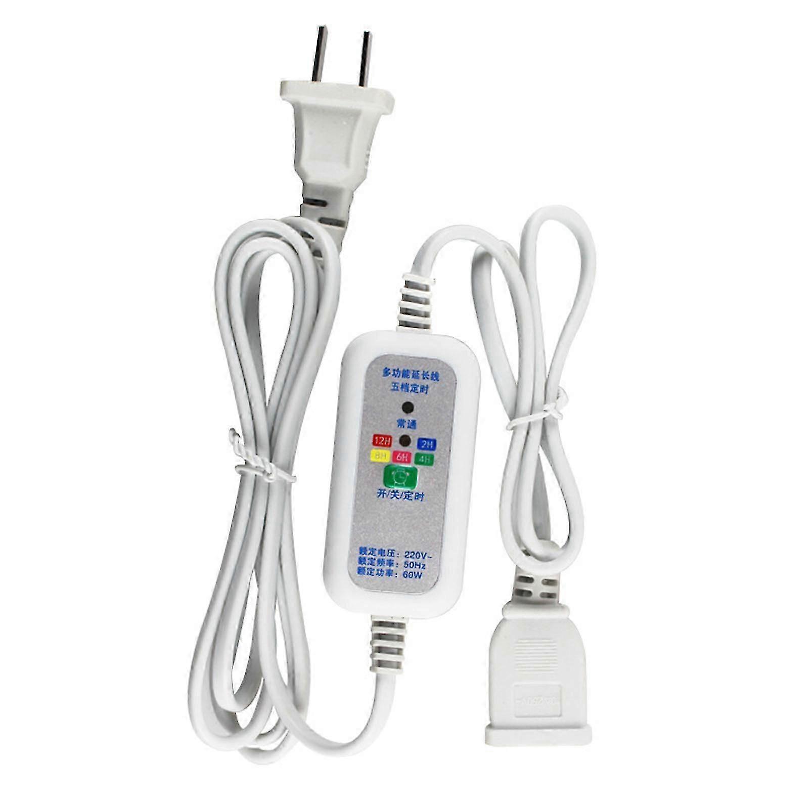 110V 220V 50Hz Timing Switch Cable for Ceiling Fan LED Light Power Adapter