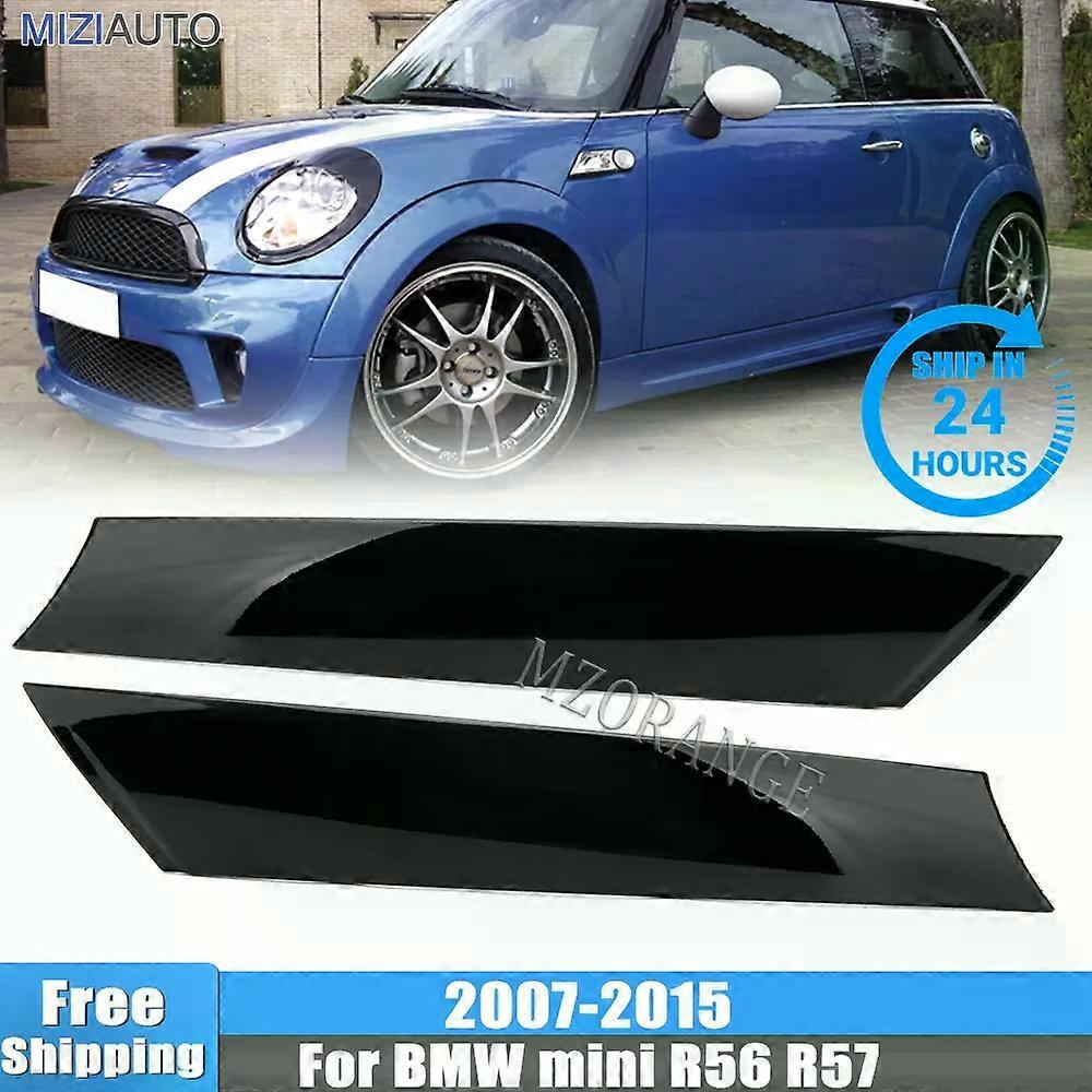 Front Side Windshield Post Trim Molding A Pillar Cover compatible for Mini Cooper R55 R56 R57 2007 2008 2009 2010 2011 2012-2015 MAXP
