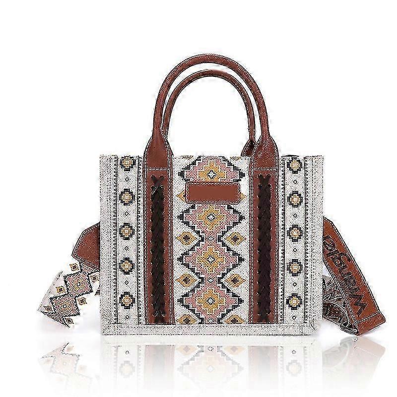 Reversible Print Small Canvas Tote