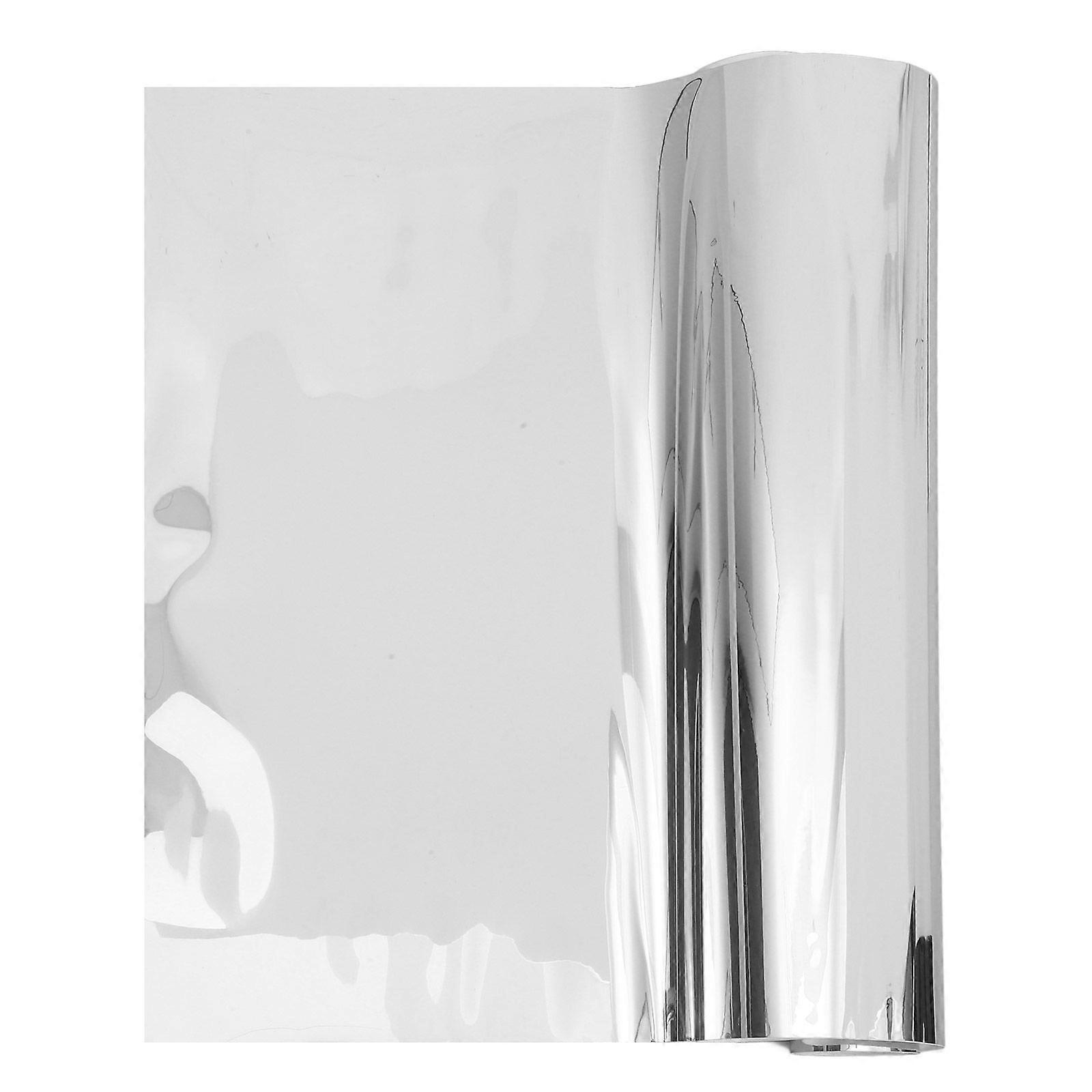1 roll of Mirror Sticker Adhesive Mirror Decal Adhesive Mirror Ornament Wall Mirror Sheet