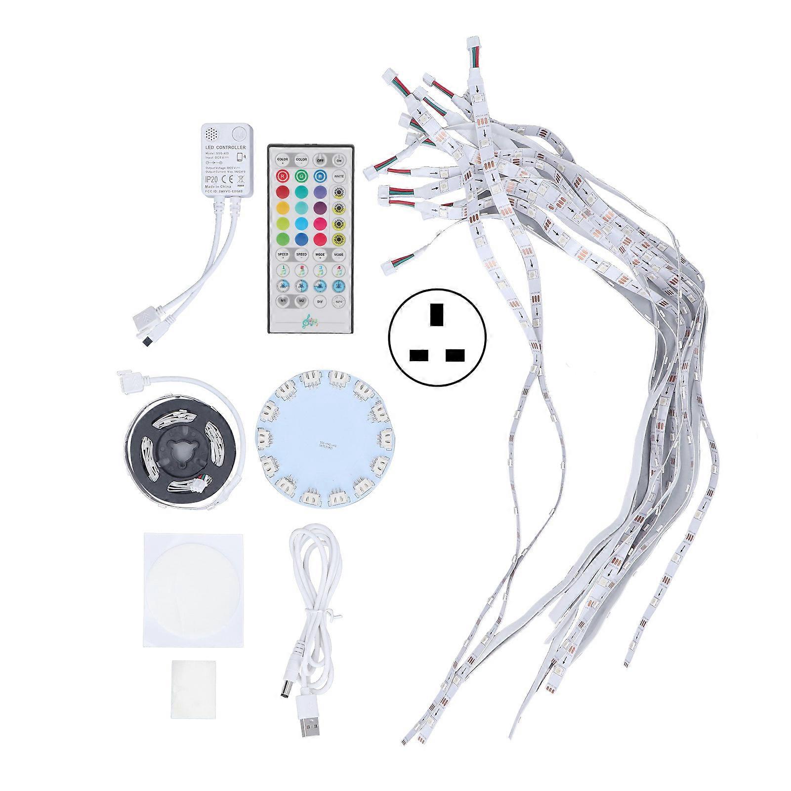 Dream Firework LED Strip Lights with APP Control, Bluetooth, Music Sync, Voice Activation, 100-240V, RGB Color Changing